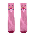 Pink Happy Socks Patrón personalizado para mujeres Calcetines de suhi Sushi Teen Tube Socks al por mayor